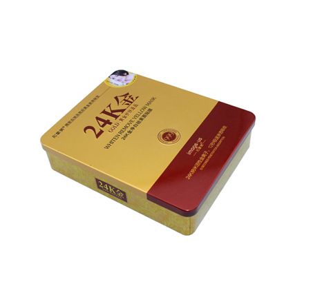 Custom Rectangular Makeup Tin Box